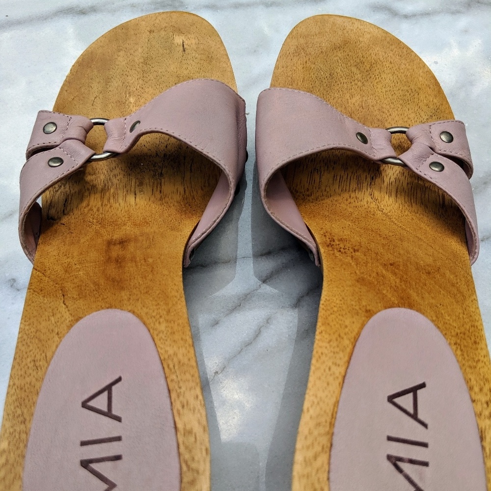 Mia clogs shoes pink shoes Size 8 - Picture 3 of 8